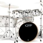 DW PDP CM7 Rock Pearlescent White 1