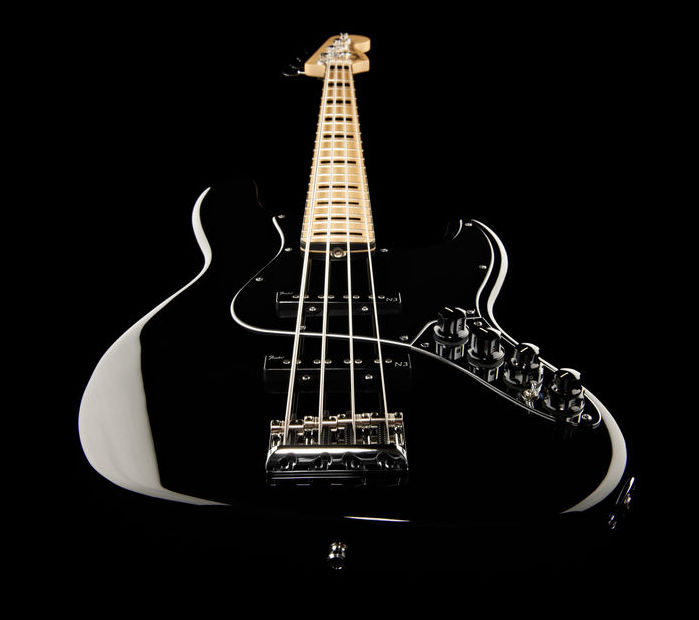 Fender American Deluxe J-Bass MN BK