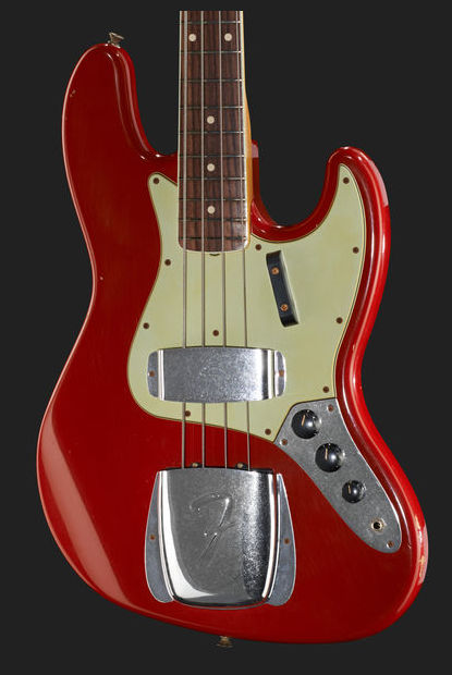 Fender 64 Jazz Bass Relic Dakota Red