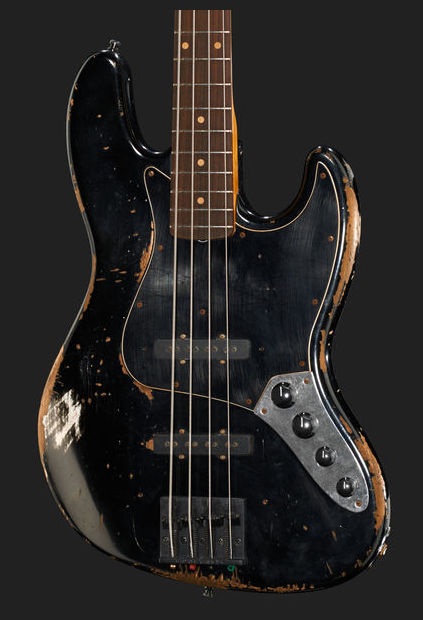 Fender 64 Jazz Bass Hvy Relic BLK