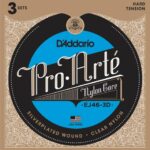 DAddario-Cordes-en-nylon-pour-guitare-classique-DAddario-Pro-Arte-EJ46-3D-Hard-3-jeux-0
