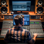 Mixage audio dans un studio