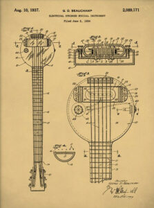 Plan de la première guitare électrique