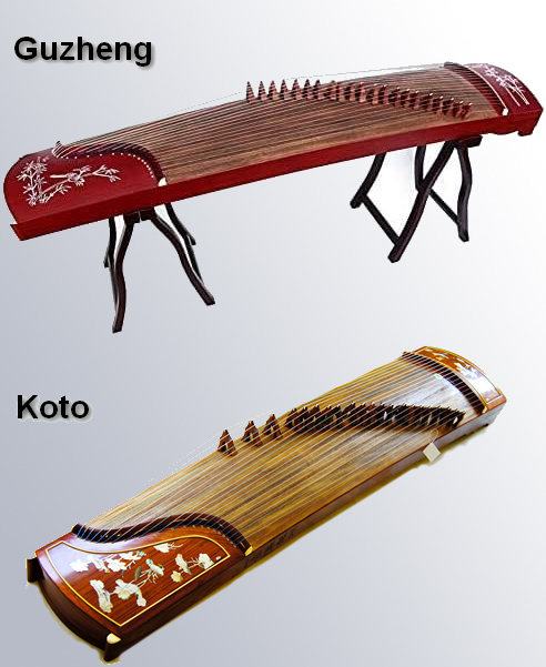 Guzheng vs Koto