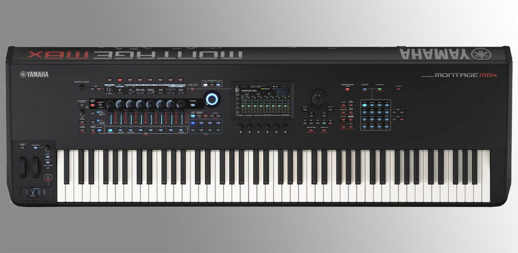 Yamaha Montage M8x - vue dessus