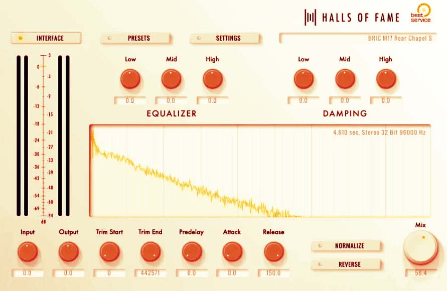 Halls of Fame 3 convolution reverb plugin