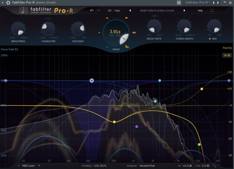 example of an algorithmic reverb plugin (Fabfilter Pro-R)