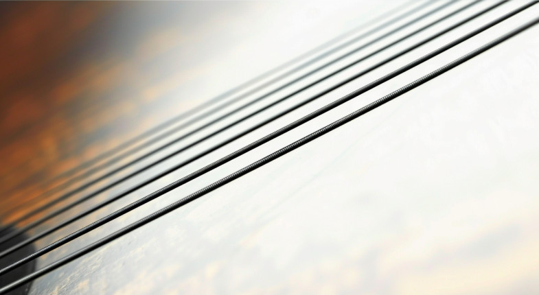 Cordes de guitares metalliques
