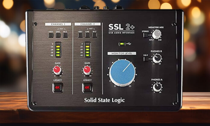 SSL2+ audio interface