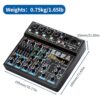 Depusheng M6 Table de Mixage 6 Canaux – Image 8