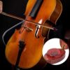 Colophane professionnelle pour violon, violoncelle et alto - Étui en bois et outil de nettoyage inclus - Colophane légère faible en poussière (oval box) 🎻 – Image 2