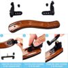 MOREYES Épaulière pour violon 4/4 et 3/4 avec pieds pliables et réglables, coussinet en mousse confortable et griffes en silicone durable 🎻 – Image 7
